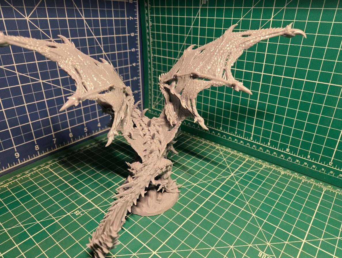 Dusty Dracolich (Fits 75mm+ Bases)