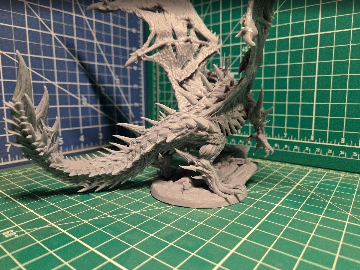 Dusty Dracolich (Fits 75mm+ Bases)