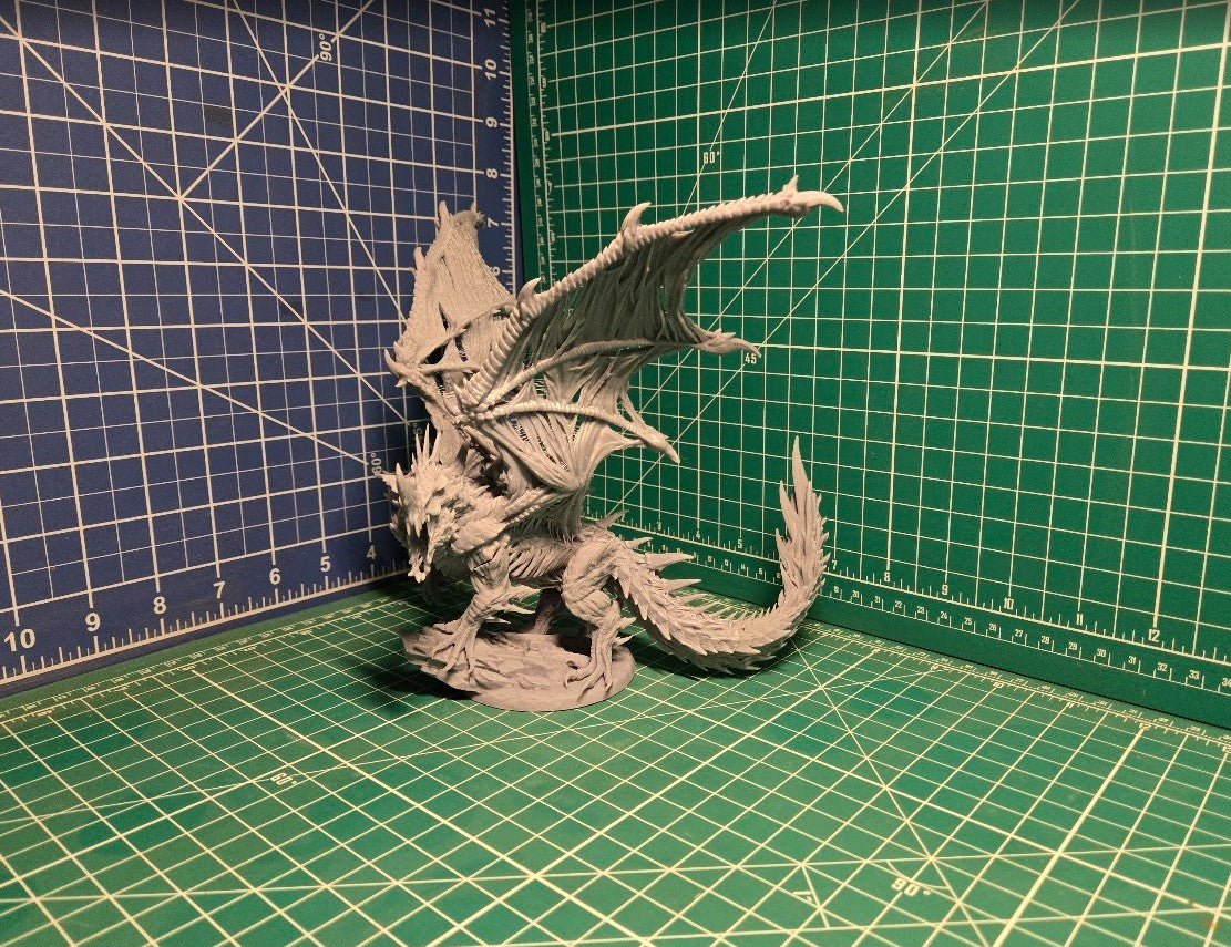 Dusty Dracolich (Fits 75mm+ Bases)